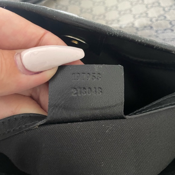 GUCCI GG crystal canvas 213048 EUC 🩶🖤Metallic - Picture 9 of 17
